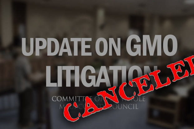 GMO hearing canceled