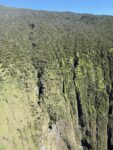 A waterfall in East Maui runs dry.