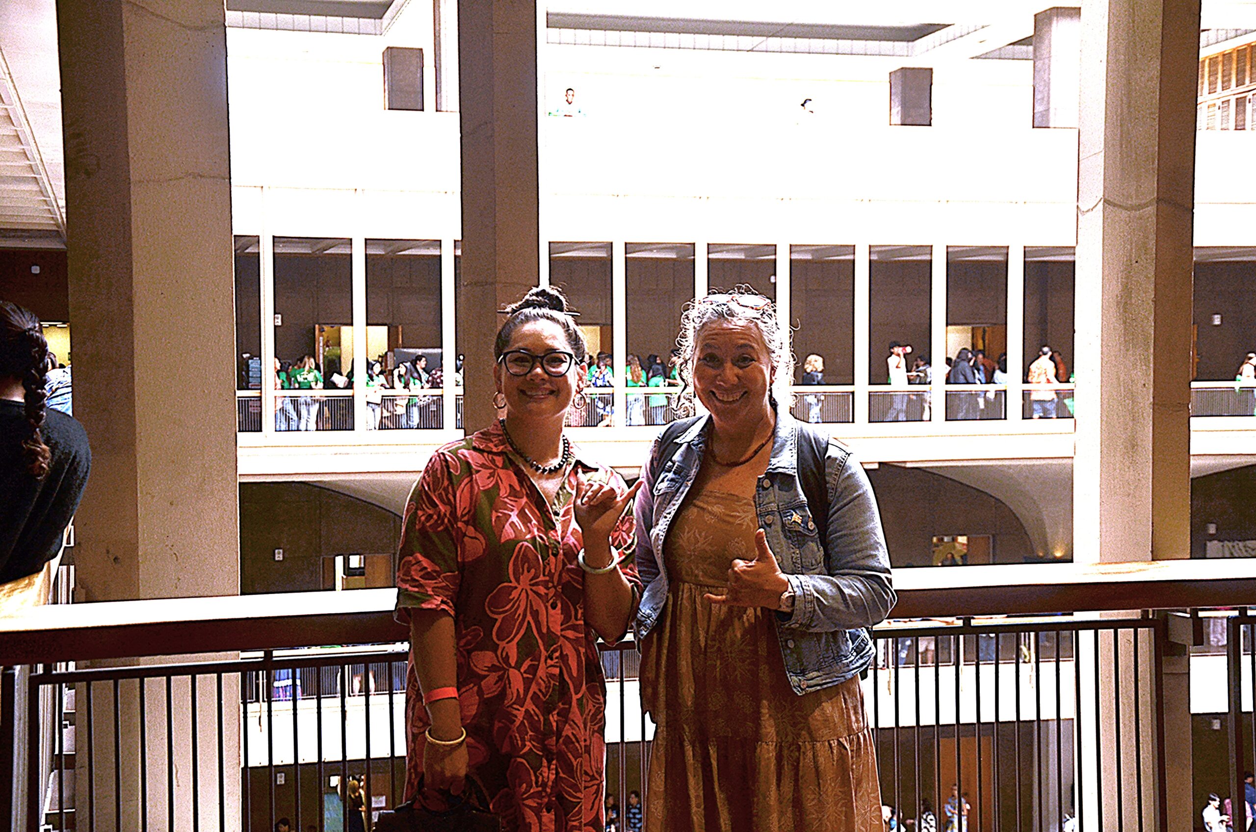 Councilmember Nohelani Uʻu-Hodgins (left) and Councilmember Tamara Paltin (right).
