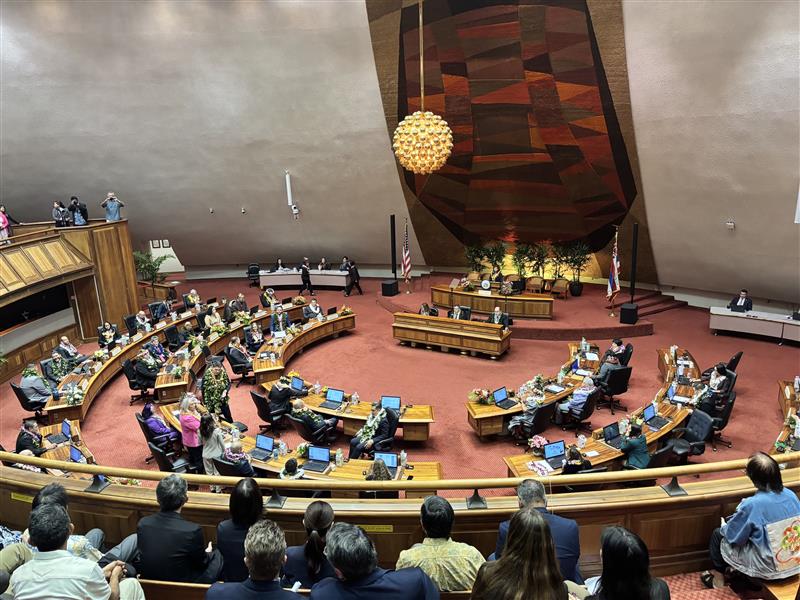 Opening day ceremonies for the 2026 Hawaiʻi State Legislature.